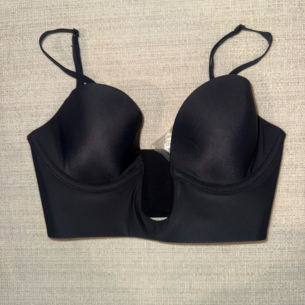 SKIMS Deep Plunge Sleepwear Bra